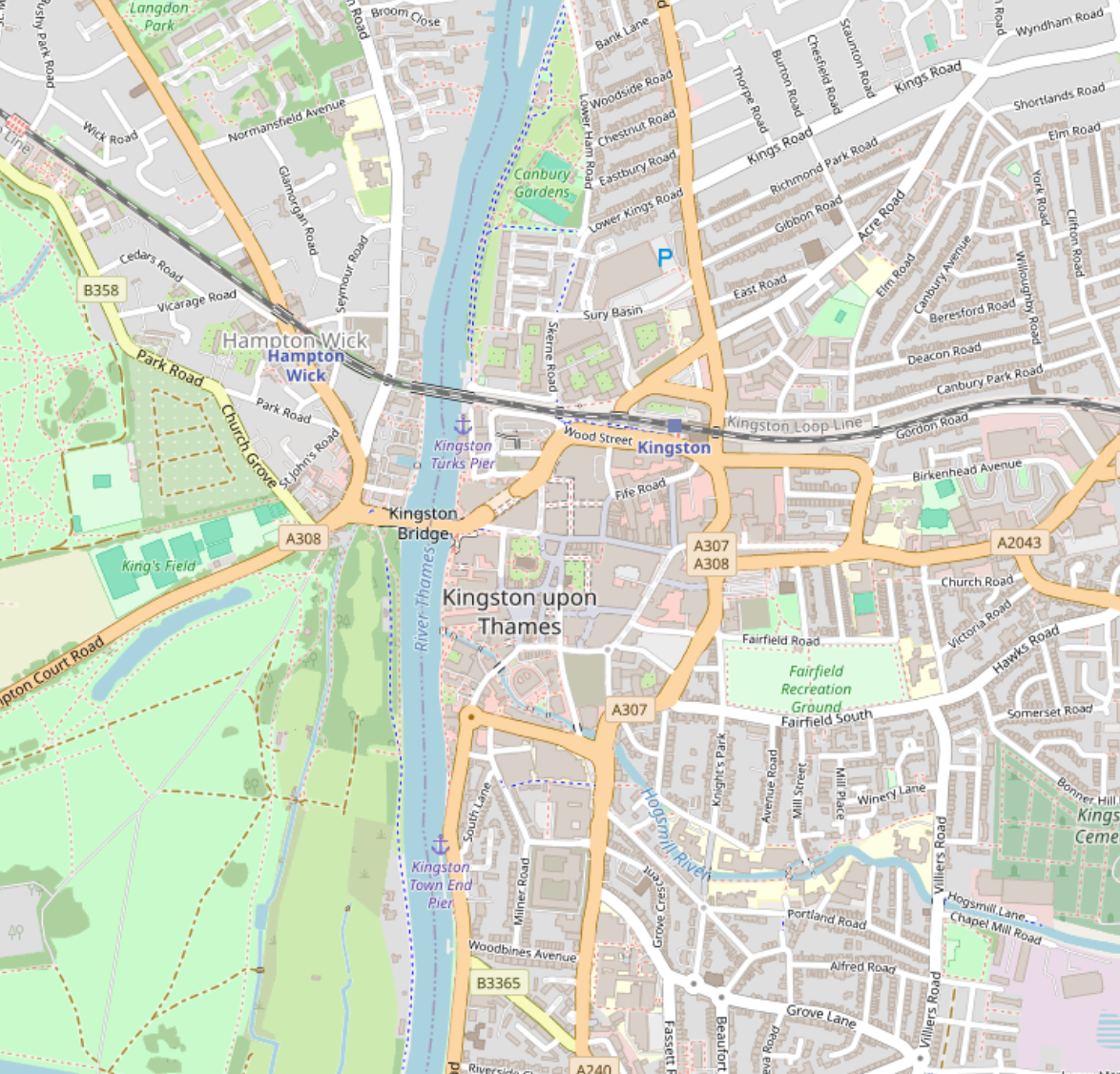 map of kingston